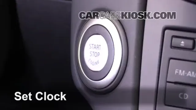 2016 Nissan 370Z 3.7L V6 Coupe Horloge Régler l'horloge